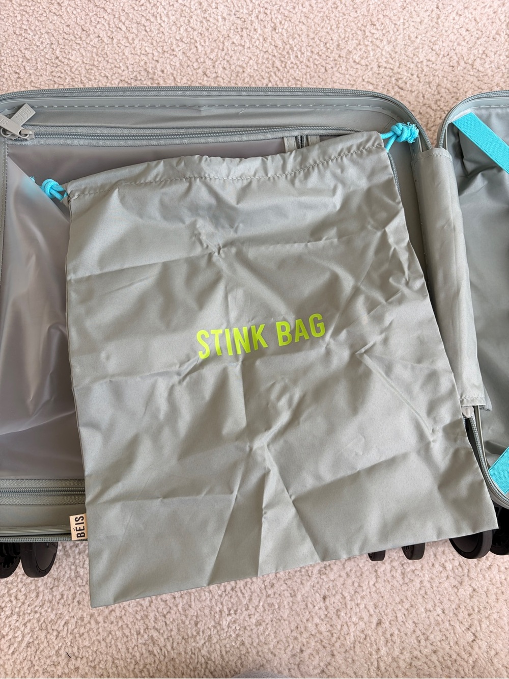 BÉIS Mini Roller Carry-On Under Seat Luggage Mint - Picture 11 of 11
